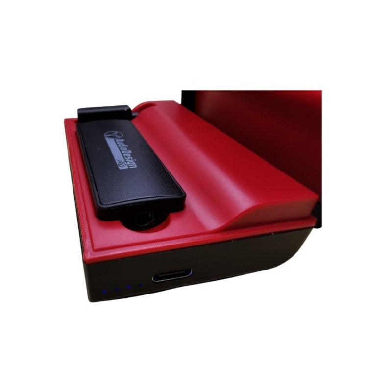 AUDIODESIGN PRO Microfono Lavalier wireless con trasmettitore integrato 2,4G. Ricevitore su USB C x Android o IOS