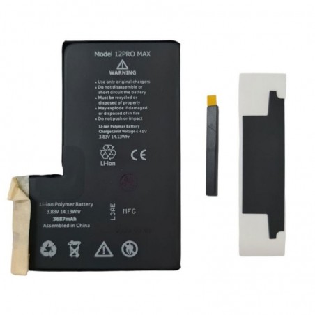 Buy Replacement Battery Swap for Apple iPhone 12 Pro Max A2342 A2410 A2412 A2411 | (no Flex) - 3687mAh online