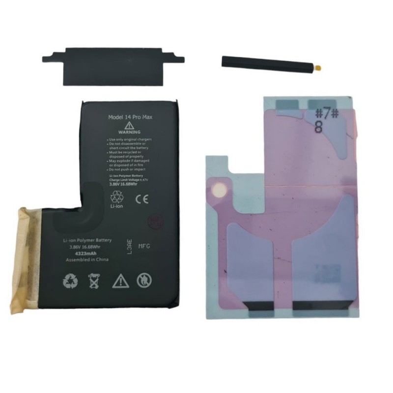 Compatible Swap Battery for Apple iPhone 14 Pro Max A2894 A2651 A2893 A2895 | (No Flex) - 4323mAh