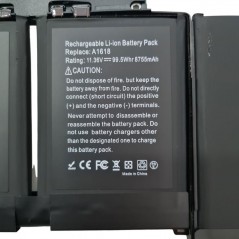 PRC Replacement Battery for Apple MacBook Pro Retina 15 A1398 (2015) |A1618 - 8755mAh for sale