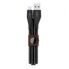 Belkin Belkin DuraTek Plus Lightning to USB-A Cable with Strap 3mt Black for sale
