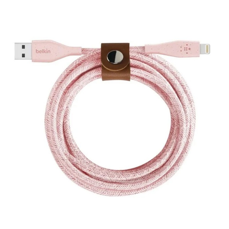 Belkin Cavo In PVC Lightning USB 1.2MT Rosa Ultra Resistente