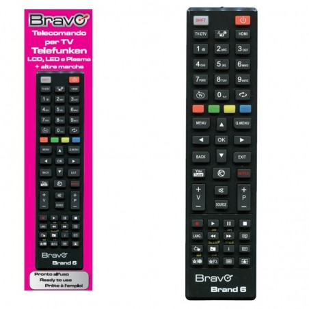 Discover Bravo Telecomando di Ricambio BRAND 6 Per Telefunken details
