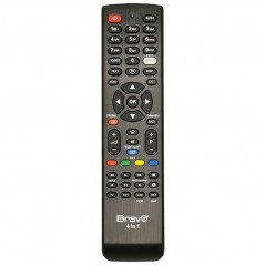 BRAVO Universal 4-in-1 Remote Control for TV-DTT SAT-DVD VCR-SKY