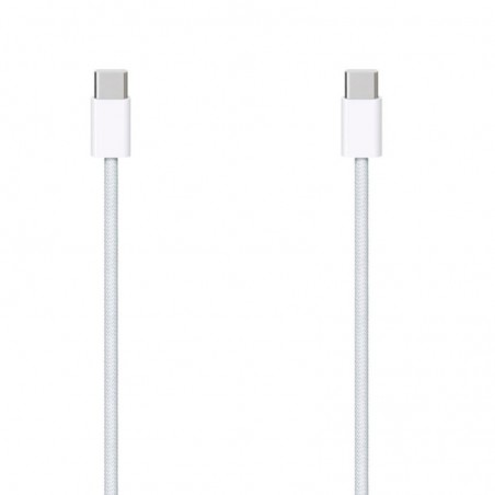 Apple Cavo USB-C a USB-C per Linea iPhone 15 MQKJ3ZM/A | Ricarica Veloce 60W | 1 Metro | in Tessuto | Bulk