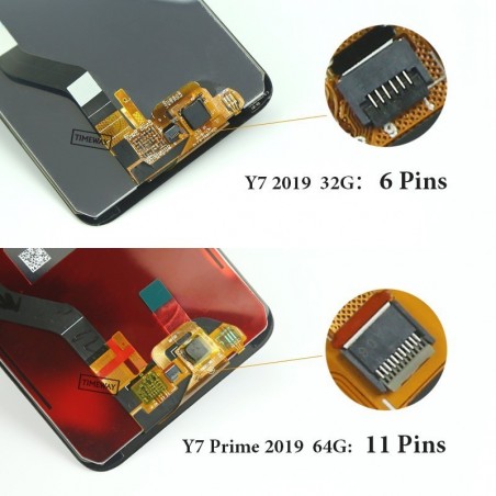 Display LCD + Frame Per Huawei Y7 2019 | 11 PIN FLAT | DUB-LX1 DUB-LX3