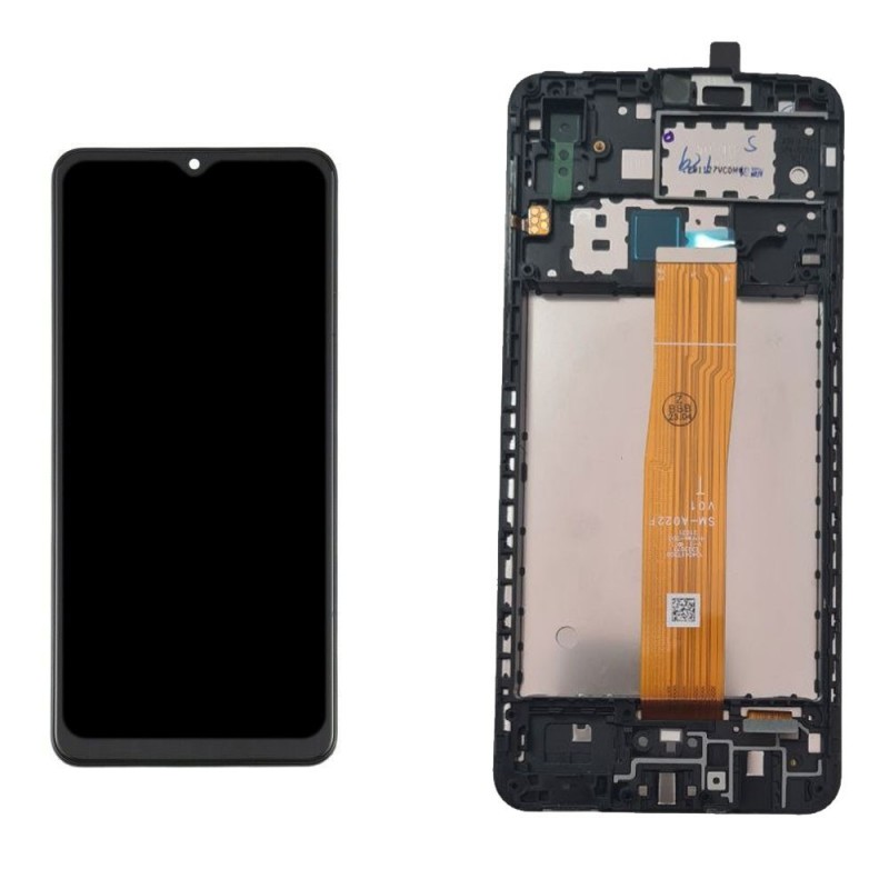 Display LCD + Frame Per Samsung Galaxy A02 2021 SM-A022 | FLAT V01 SM-A022F ORIZZONTALE 