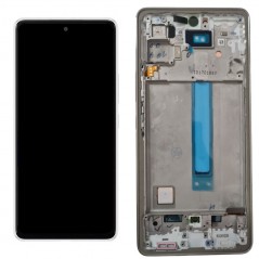 PRC Display LCD OLED (FULL SIZE) + Frame Per Samsung Galaxy A536 A53 5G | Bianco for sale