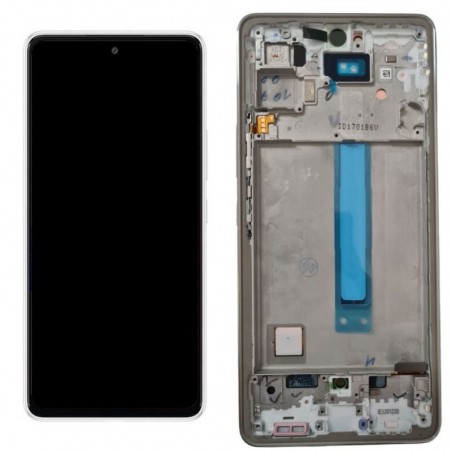 Scopri Display LCD OLED (FULL SIZE) + Frame Per Samsung Galaxy A536 A53 5G | Bianco in dettaglio