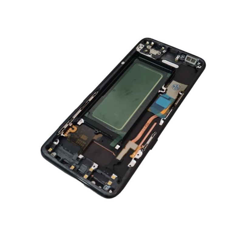 Display LCD ORIGINALE RIGENERATO + Frame Per Samsung Galaxy S8 SM-G950 | Nero