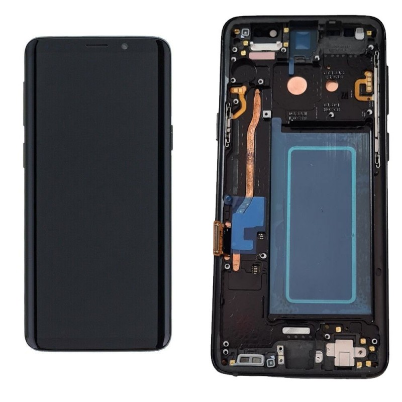 ORIGINAL REFURBISHED LCD Display + Frame for Samsung Galaxy S9 SM-G960 | Black