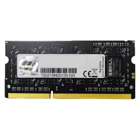 Scopri G.SKILL Memoria DDR3-1600 4GB SODIMM SQ 1066MHz 1.5V in dettaglio