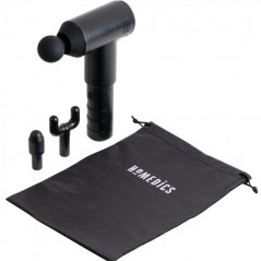 Compra HoMedics Pistola Massaggiante Portatile per Fisioterapia Con 3 testine Ricaricabile | Nero online