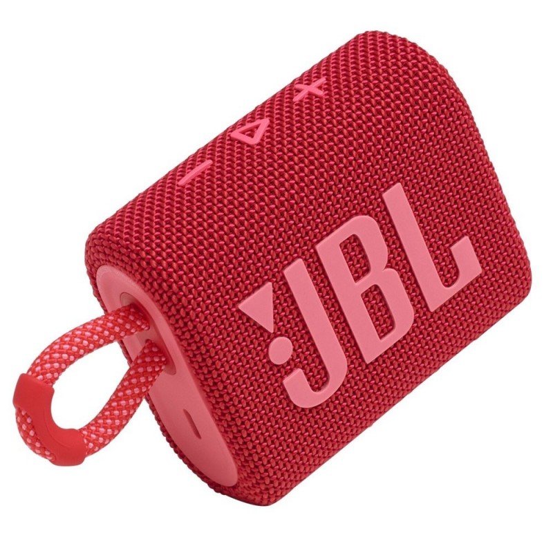 JBL GO 3 Speaker Bluetooth Cassa Portatile Waterproof e Dustproof IP67 | Rosso