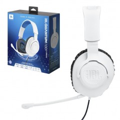 Buy JBL QUANTUM 100 Cuffia Gaming Over-Ear Con Filo Bianco/Blu online
