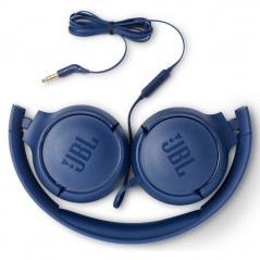 JBL Tune 500 T500 Cuffie Con Filo On-Ear Jack 3.5" Con Comandi e Microfono | Blu