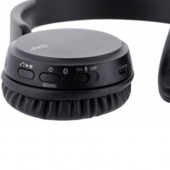 Photo of JVC Cuffie DEEPBASS WIRELESS On-Ear Bluetooth HA-S36W-B-U | Nero - JVC