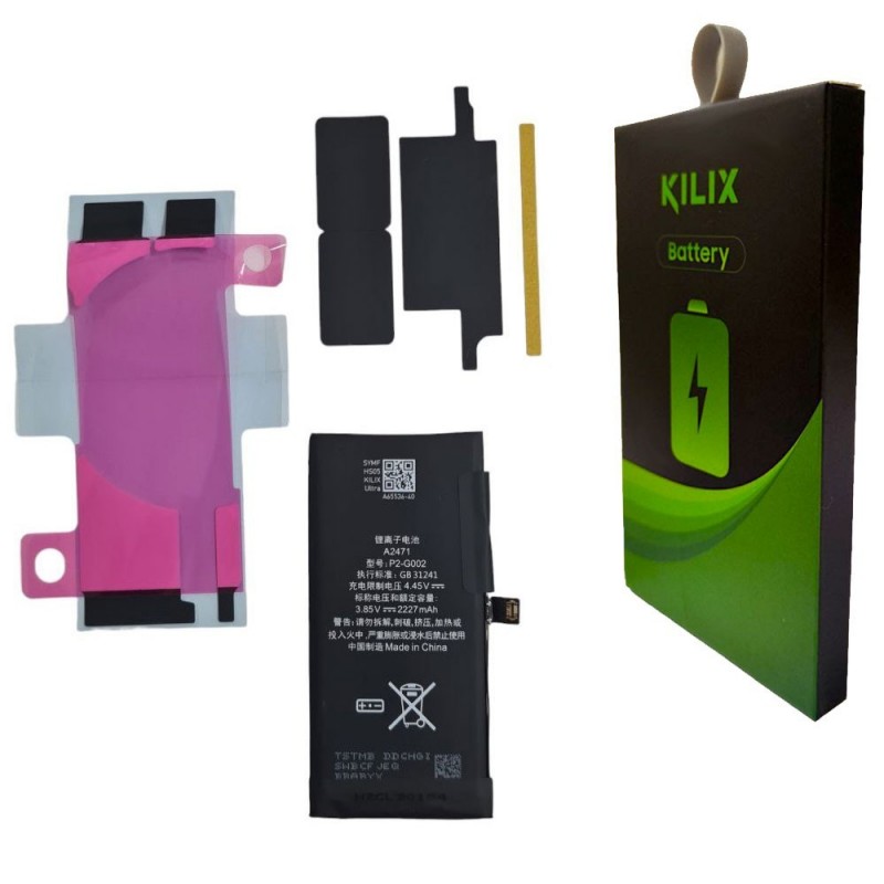 KILIX SELECT Batteria Compatibile DECODE ULTRA per Apple iPhone 12 Mini A2176 A2398 A2400 A2399 2227mAh NO POP UP