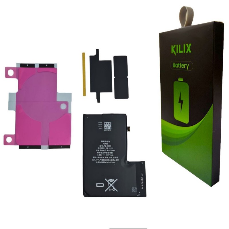 KILIX SELECT Batteria Compatibile DECODE ULTRA per Apple iPhone 12 Pro Max | 3687 mAh | NO POP UP KILIX SELECT Batteria Compatibile DECODE ULTRA per Apple iPhone 12 Pro Max | 3687 mAh | NO POP UP