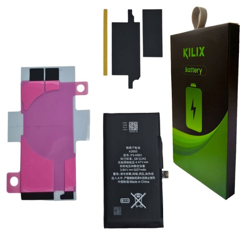 KILIX SELECT Batteria Compatibile DECODE ULTRA per Apple iPhone 13 A2633 A2482 A2631 A2634 A2635 |3227mAH | NO POP UP KILIX SELECT Batteria Compatibile DECODE ULTRA per Apple iPhone 13 A2633 A2482 A2631 A2634 A2635 |3227mAH | NO POP UP