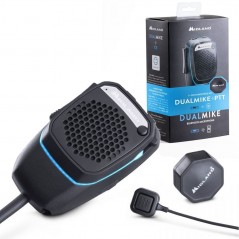 Foto di MIDLAND DUAL MIKE CB Handsfree Kit Versione 4PIN 48/68 con Microfono PTT - MIDLAND