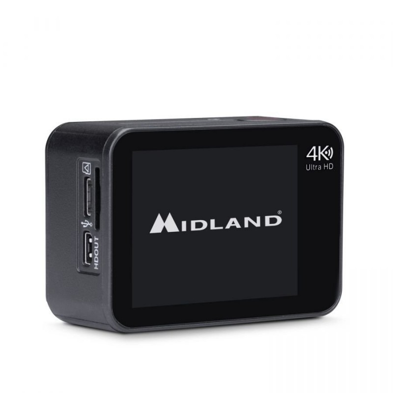 MIDLAND H5 PRO ACTION CAM 4K WI-FI Video Camera with 30MT Waterproof Case Accessories Included