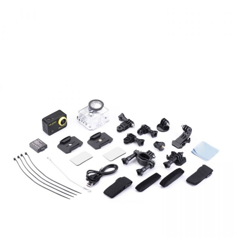 MIDLAND H5 PRO ACTION CAM 4K WI-FI Video Camera with 30MT Waterproof Case Accessories Included