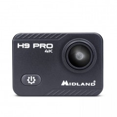 MIDLAND H9 PRO ACTION CAM 4K WI-FI Videocamera con Custodia Waterproof 30MT Accessori Inclusi
