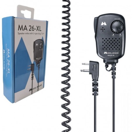 Compra MIDLAND MA26-XL Microfono Altoparlante 2 PIN L-CONNECTOR online