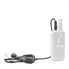 MIDLAND MA31-777 PRO Microphone with pneumatic earpiece and PTT 1 PIN 3.5mm Jack