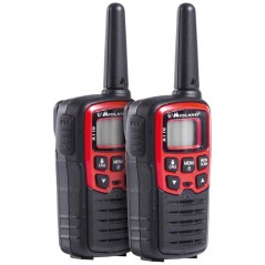 Discover Midland XT10 Doppio Walkie Talkie Radio Ricetrasmettitori | Black and Red details