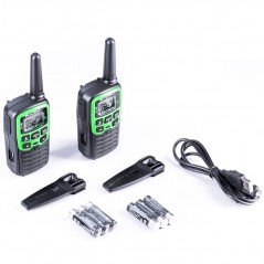 Photo of Midland XT30 Doppio Walkie Talkie Radio Ricetrasmettitori | Black and Green - MIDLAND