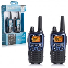 Scopri Midland XT60 Doppio Walkie Talkie Radio Ricetrasmettitori | Nero e Azzurro in dettaglio