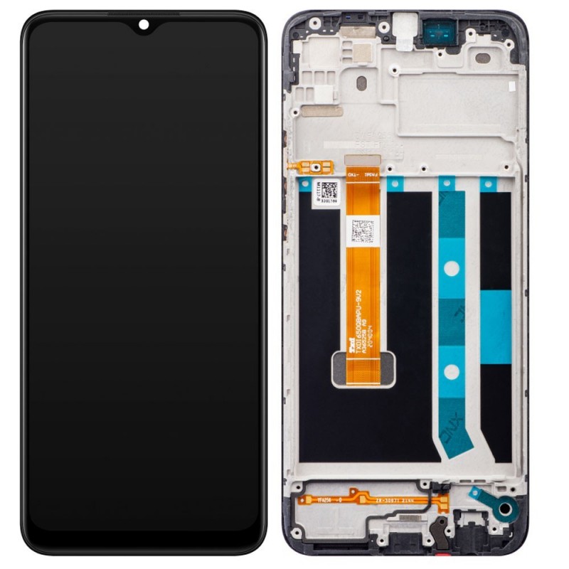 Oppo SERVICE PACK Display LCD ORIGINALE + Frame Per A15 / A15S | CPH2185 CPH2179