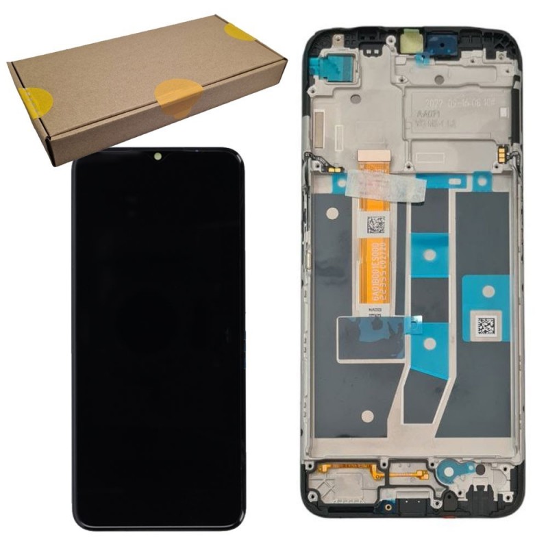 Oppo Service Pack Original LCD Display + Frame For A16 / A16S | CPH2271 CPH2269