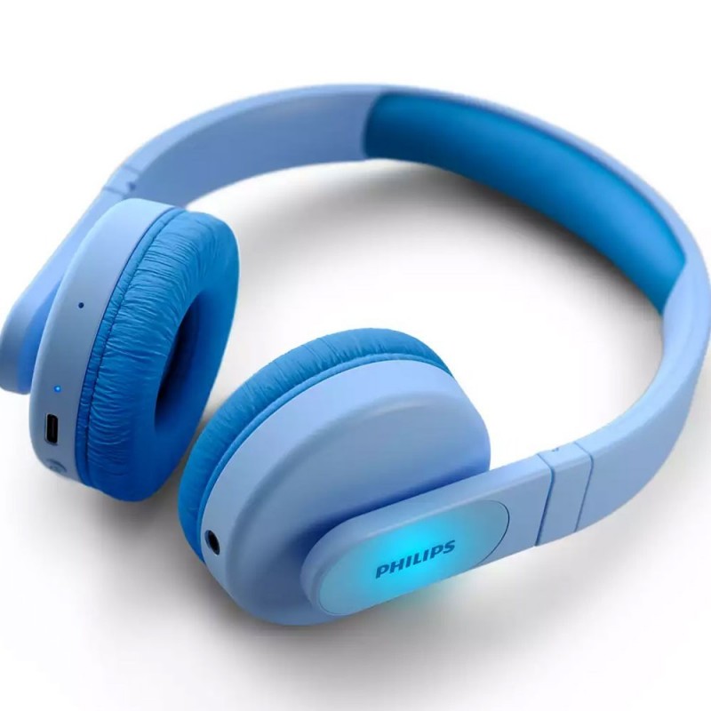 Philips Kids TAK4206 Wireless Bluetooth Headphones with Volume Limiting | Blue