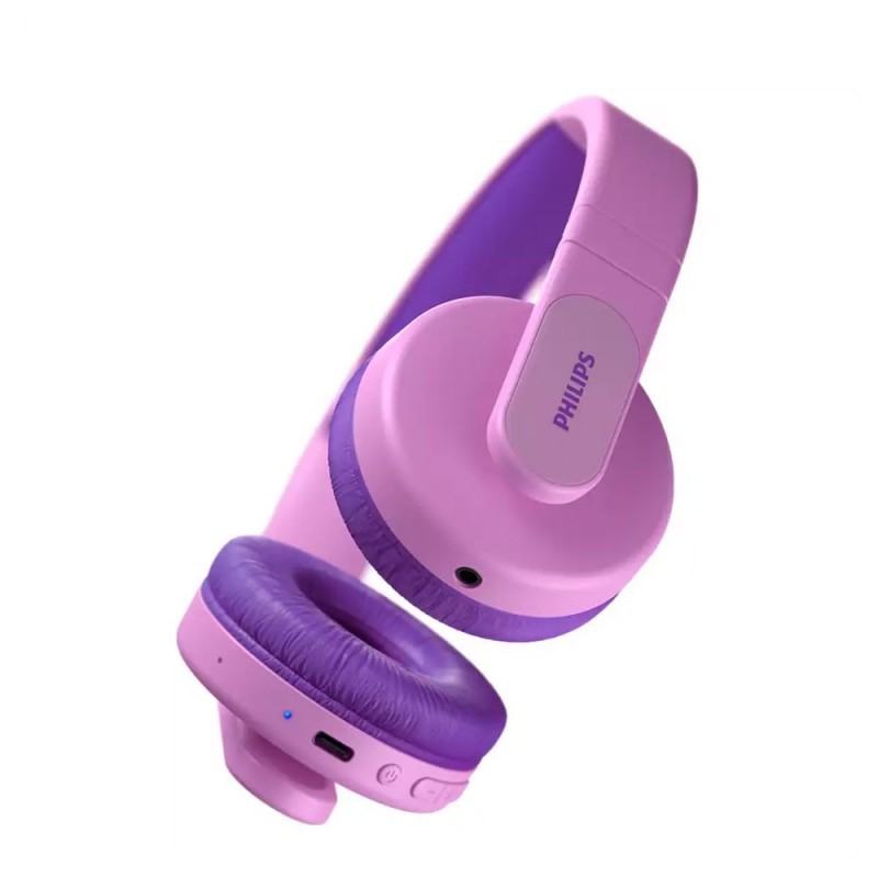 Philips Cuffie Bluetooth per Bambini Kids TAK4206 Wireless Con Volume Limitato | Rosa Philips Cuffie Bluetooth per Bambini Kids TAK4206 Wireless Con Volume Limitato | Rosa