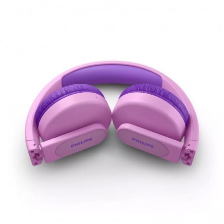 Philips Cuffie Bluetooth per Bambini Kids TAK4206 Wireless Con Volume Limitato | Rosa