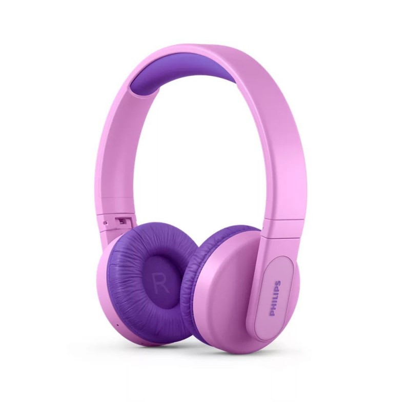 Philips Cuffie Bluetooth per Bambini Kids TAK4206 Wireless Con Volume Limitato | Rosa Philips Cuffie Bluetooth per Bambini Kids TAK4206 Wireless Con Volume Limitato | Rosa