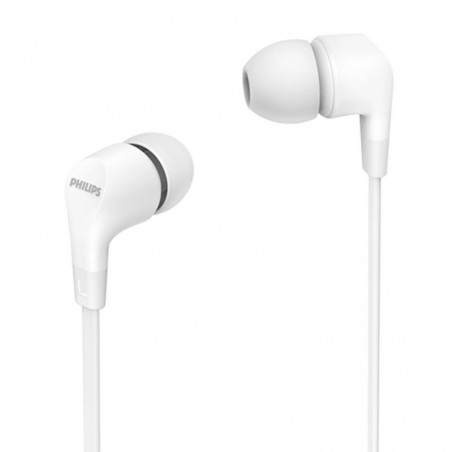 Immagine prodotto Philips TAE1105 Cuffie In-Ear Cablate con Telecomando in Linea Auricolare Filo Jack 3.5 | Bianco
