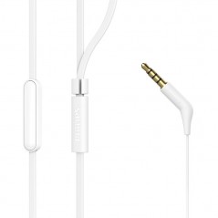 Philips TAE1105 Cuffie In-Ear Cablate con Telecomando in Linea Auricolare Filo Jack 3.5 | Bianco