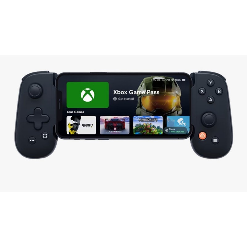 PlayStation BackBone One Controller Per iPhone Comandi Intuitivi, Jack cuffie 3,5 mm | Nero