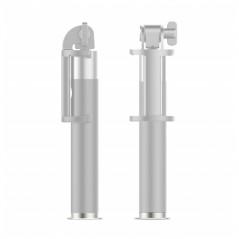 Puro Asta Selfie + Smart Stick Controllo Remoto Bluetooth | Grigio