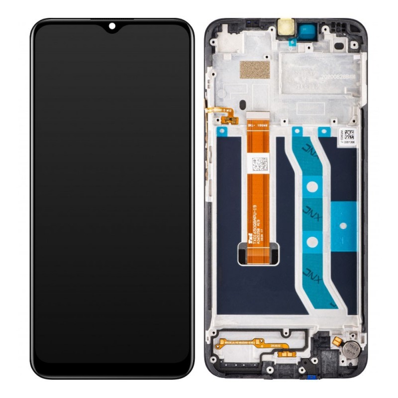 Realme SERVICE PACK Display LCD ORIGINALE + Frame Per C11 2020 | RMX2185