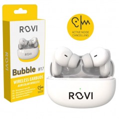Photo of Rovi Auricolari True Wireless W17 BUBBLE Con Noise Cancelling Bianco - Rovi