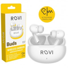 Discover Rovi Auricolari True Wireless Y37 BUDS Con Noise Cancelling Bianco details