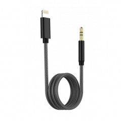 Compra ROVI Cavo Audio Aux Y13 in Tessuto da Jack 3,5mm a Lightning 100cm online
