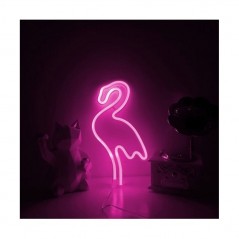 Product image ROVI Forever Light Lampada Neon Luce Led Decorativo USB PLUG Switch On-Off | Flamingo