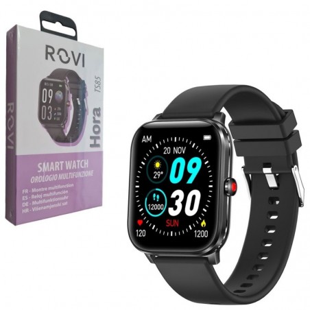 Acquista Rovi Hora TS85 Smartwatch Orologio multifunzione 1,98" Black su Smartness