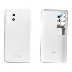 Scopri Samsung Back Cover Originale Service Pack con Camera Frame per Galaxy A13 SM-A135 A137 | Bianco in dettaglio